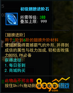 初级翅膀进阶石